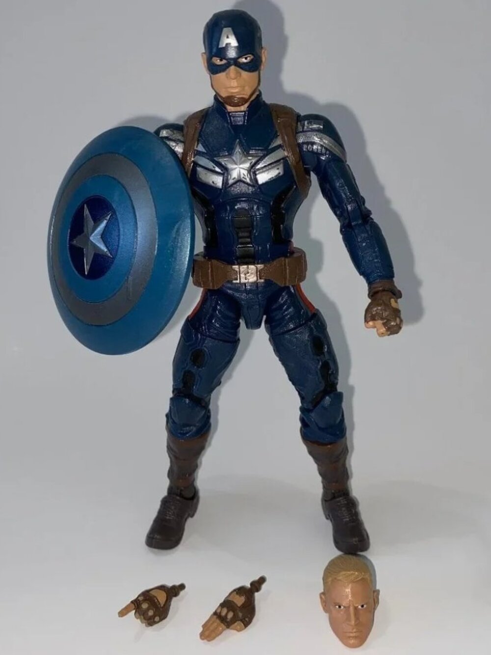 marvel legends captain America stealth suit winter soldier figure